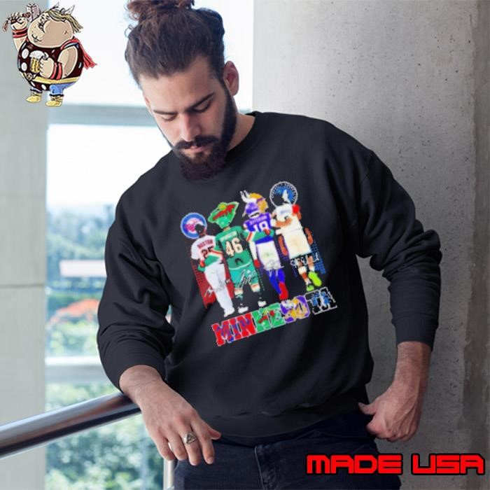 Spurgeon Jefferson Edwards And Buxton Minnesota Sports Teams Sweatshirt