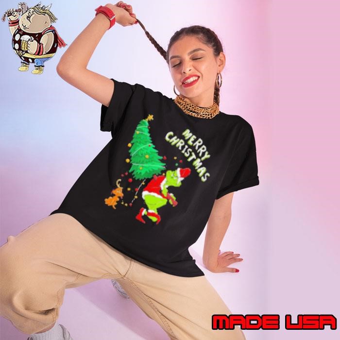 Stealing Christmas Tree Ladies tee