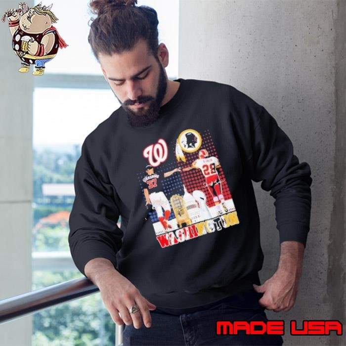 Stephen Strasburg Washington Nationals X Darrell Green Washington Redskins Signature Sweatshirt