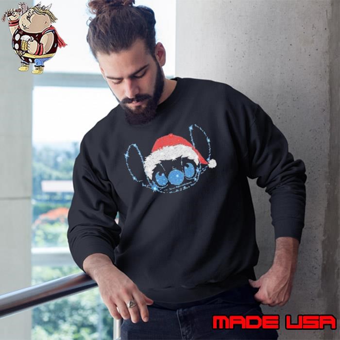 Stitch Santa Happy Christmas Sweatshirt