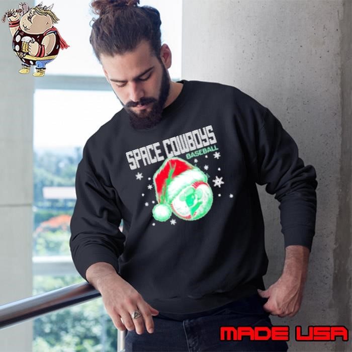 Sugar Land Space Cowboys Santa hat ball Christmas Sweatshirt
