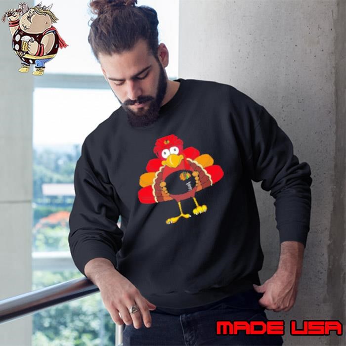 Thanksgiving Turkey Chicago Blackhawks Sweatshirt