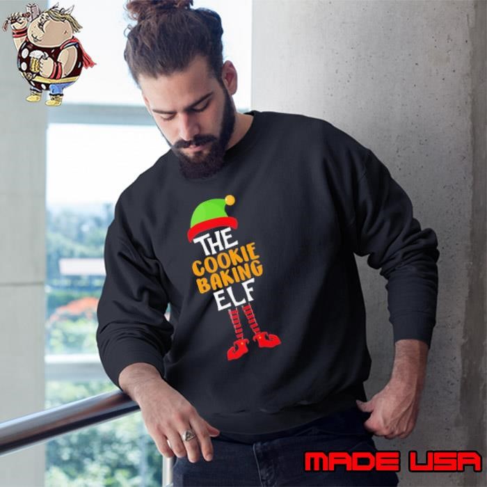 The Cookie Baking Elf Family Christmas Costume Sweatshirt