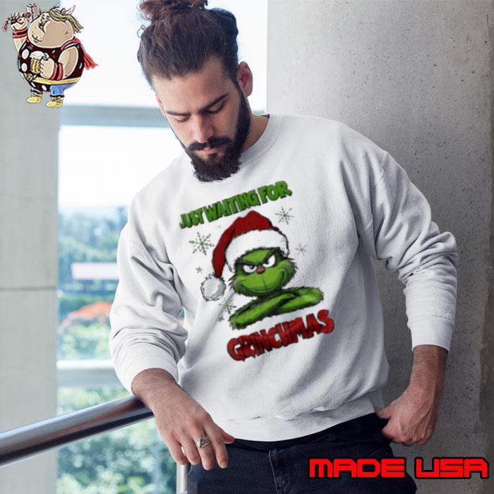The Grinch Just Waiting For Grinchmas 2024 Sweatshirt