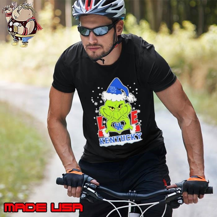 The Grinch Love Heart 2024 Kentucky Wildcats Football Christmas Unisex