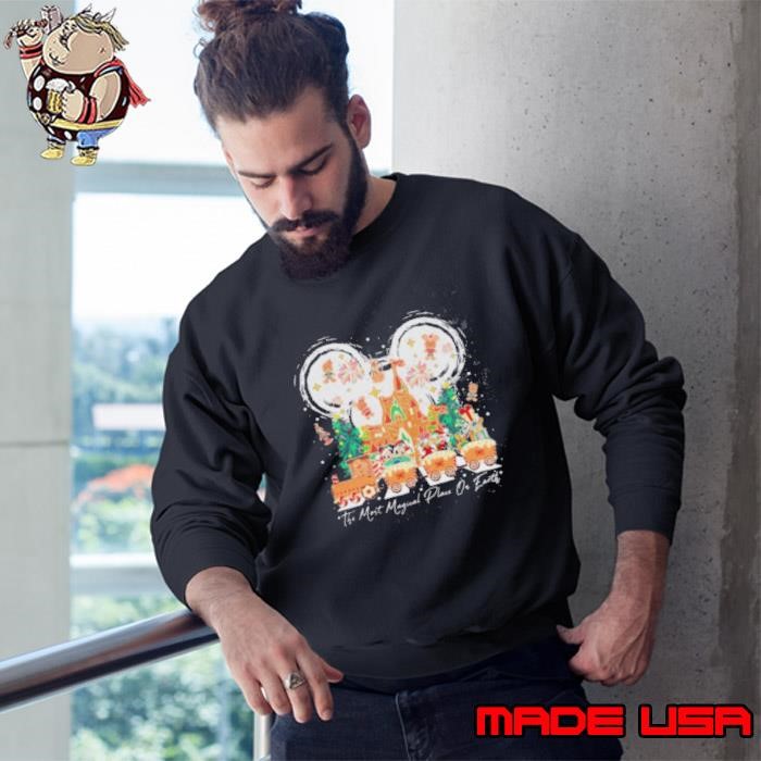 The Most Magical Place On Earth Disneyland Christmas Sweatshirt