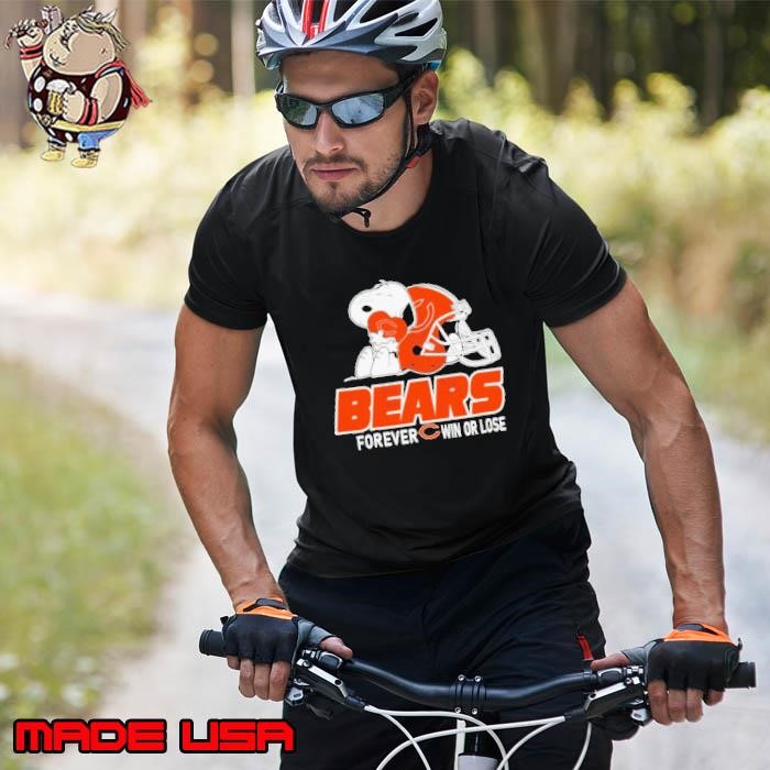 The Peanuts Movie Snoopy X Chicago Bears Forever Win Or Lose Unisex