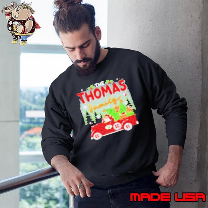 The Thomas Family Christmas Matching Pajamas Group 2024 Sweatshirt