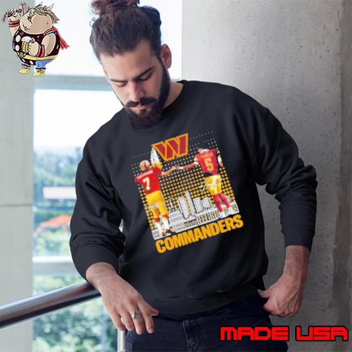 Theismann Daniels Commanders Football Signatures Sweatshirt