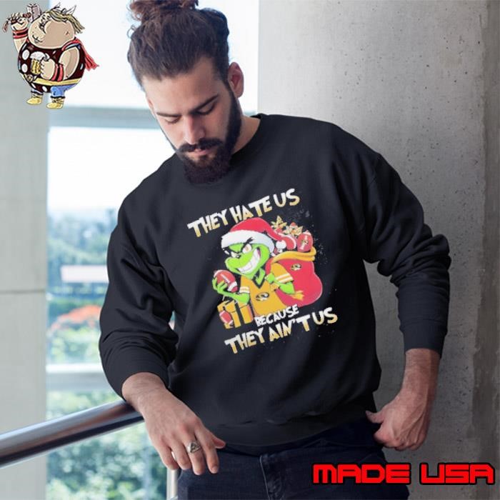 They Hate Us Because They Ain’t Us Grinch Vs Missouri Tigers Football Christmas Sweatshirt