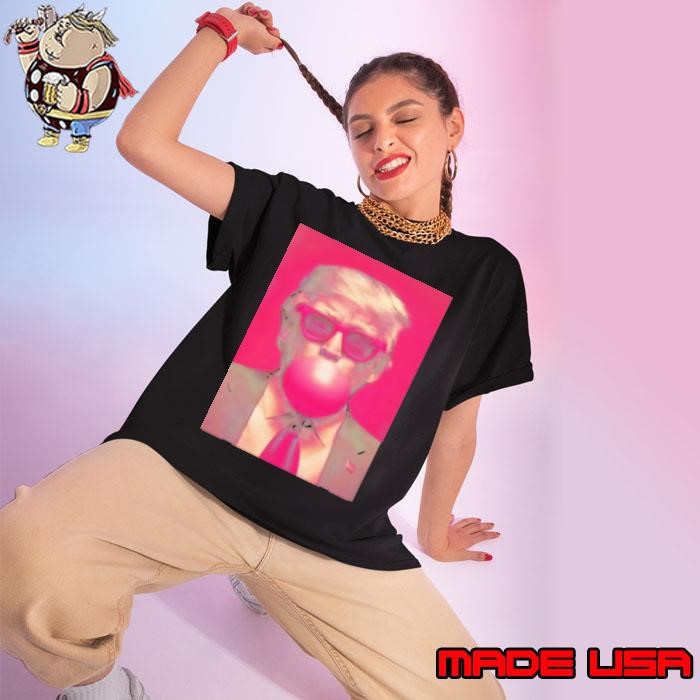 Tiffany Gomas Wearing Trump Bubble Gum 2024 Ladies tee
