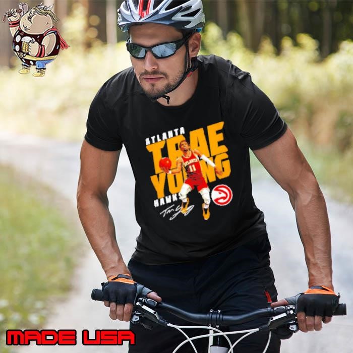Trae Young Atlanta Hawks slant NBA basketball vintage Unisex