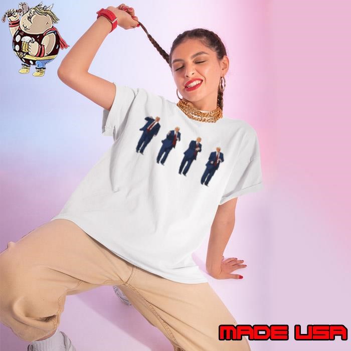 Trump Dancing Americ Ladies tee