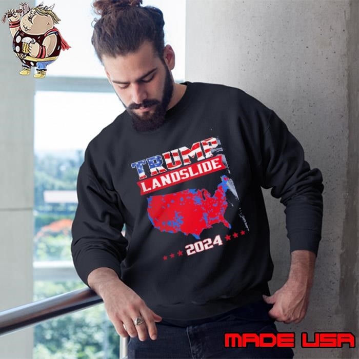 Trump Landslide 2024 Electoral Map Sweatshirt