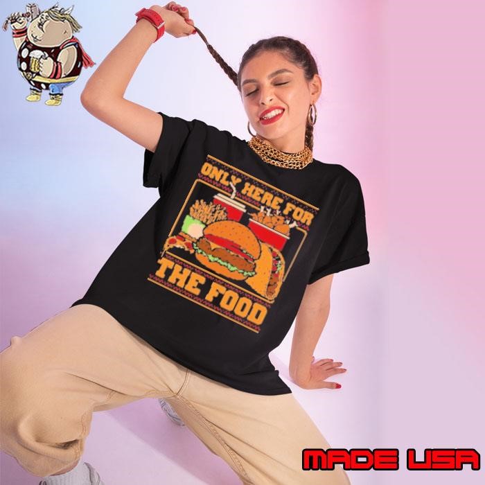 Ugly Sweater Fast Food Hungry Holiday 2024 Ladies tee