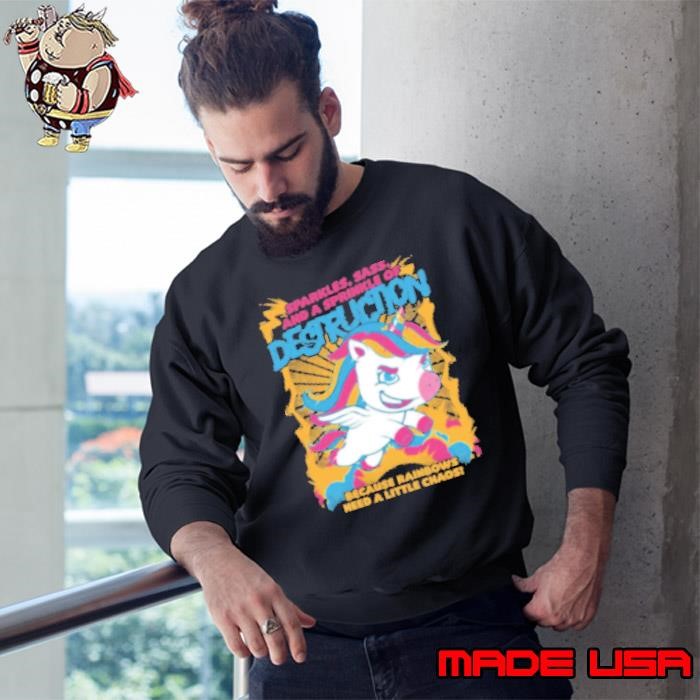 Unicorn Rainbows Destruction Sweatshirt