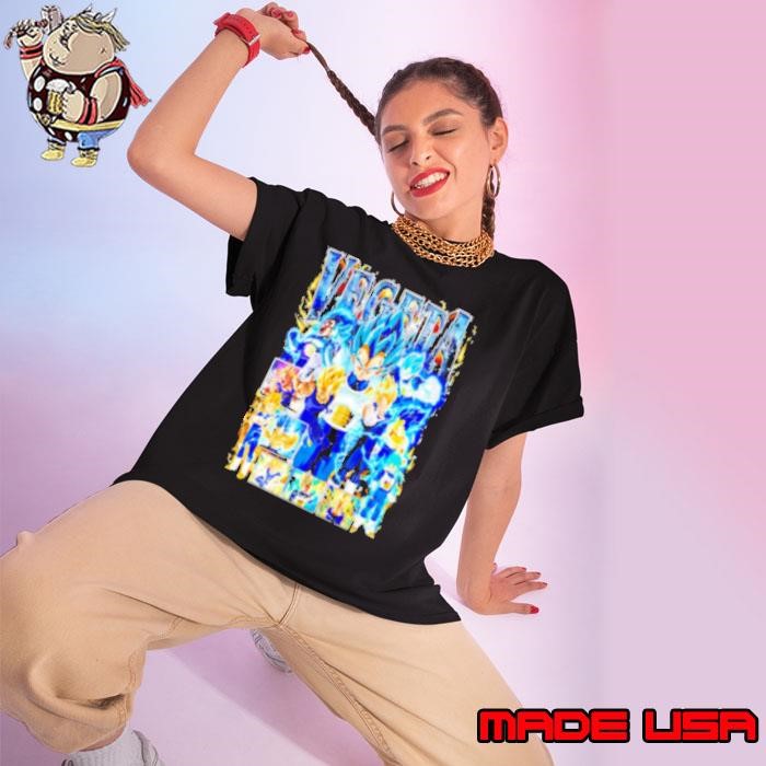 Vegeta Dragon Ball Anime cartoon graphic Ladies tee
