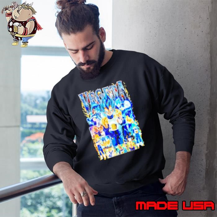 Vegeta Dragon Ball Anime cartoon graphic Sweatshirt