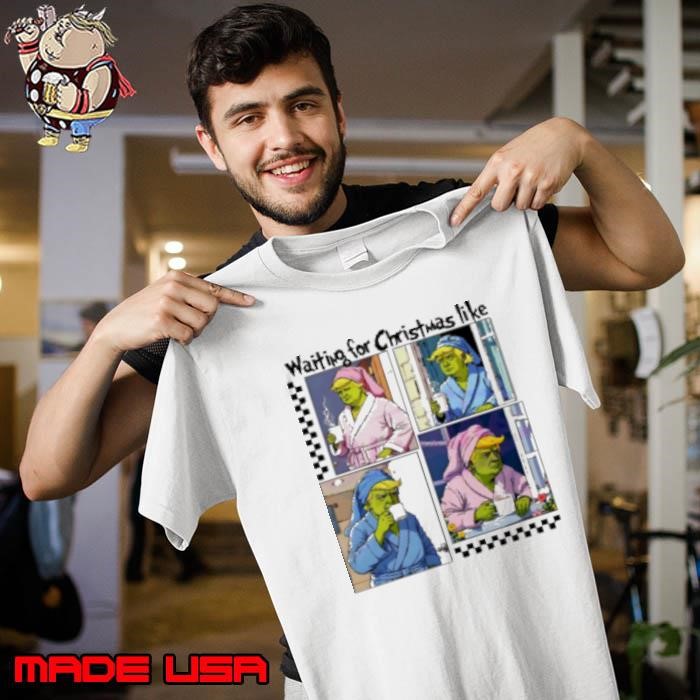 Waiting for Christmas cozy Grinch Trump Unisex