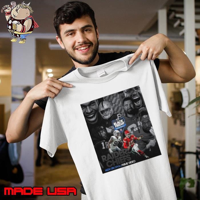 Week 13 NFL Kansas City Chiefs at Las Vegas Raiders Nov 29 2024 Black Friday Football Poster Unisex