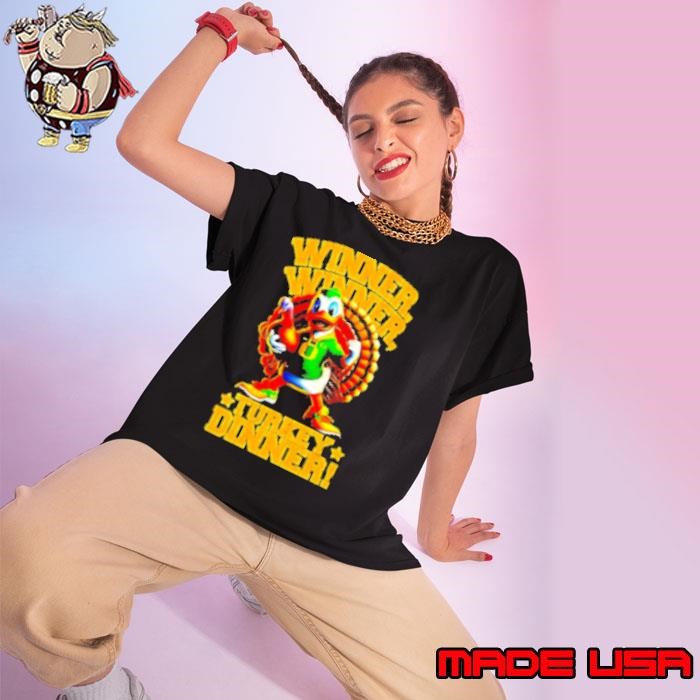 Winner winner turkey dinner Oregon Ducks football mascot Ladies tee