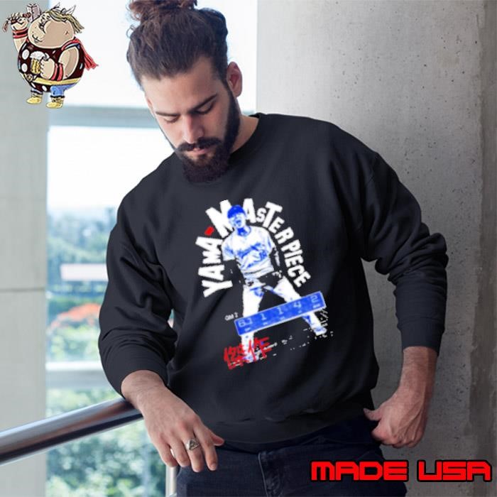 Yama Masterpiece Yamamoto #18 Los Angeles Dodgers baseball MLB Sweatshirt