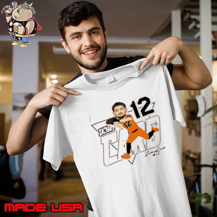 Zachary Card 12 Oregon State Beavers Caricature Signature Unisex