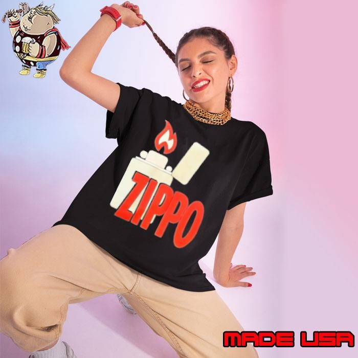 Zippo Lighter Logo Ladies tee