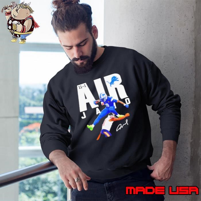 11 1 air Jamo Amon Ra St. Brown Detroit Lion Sweatshirt