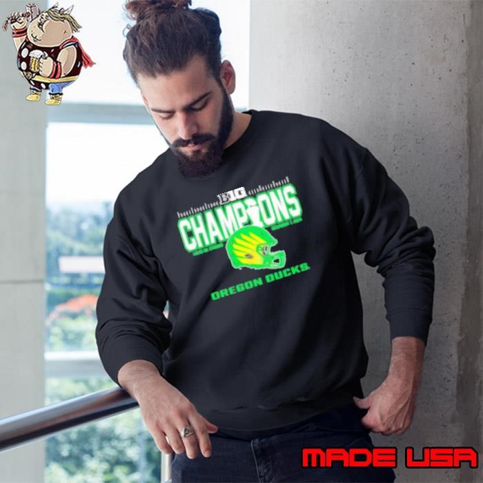 2024 Big Ten Football Conference Champions Oregon Ducks helmet Sweatshirt