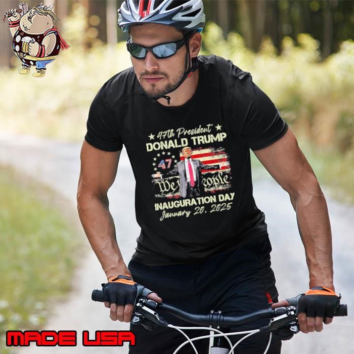 47th President Donald Trump Inauguration Day 2025 American Flag Supporters Unisex