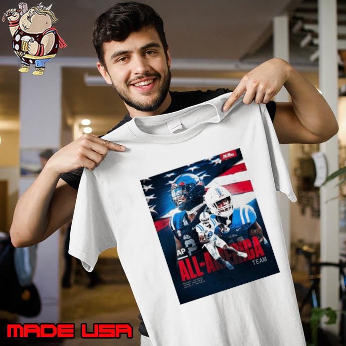 AP All-America Team Tre Harris, Walter Nolen, Pooh Paul Ole Miss Rebels 2024 Poster Unisex