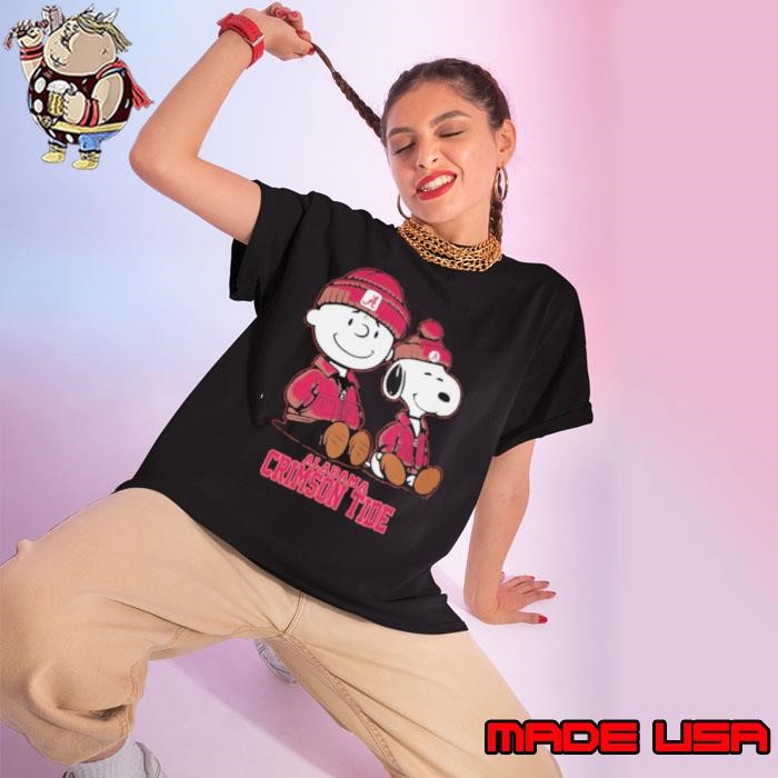 Alabama Crimson Tide Snoopy Sport Ladies tee