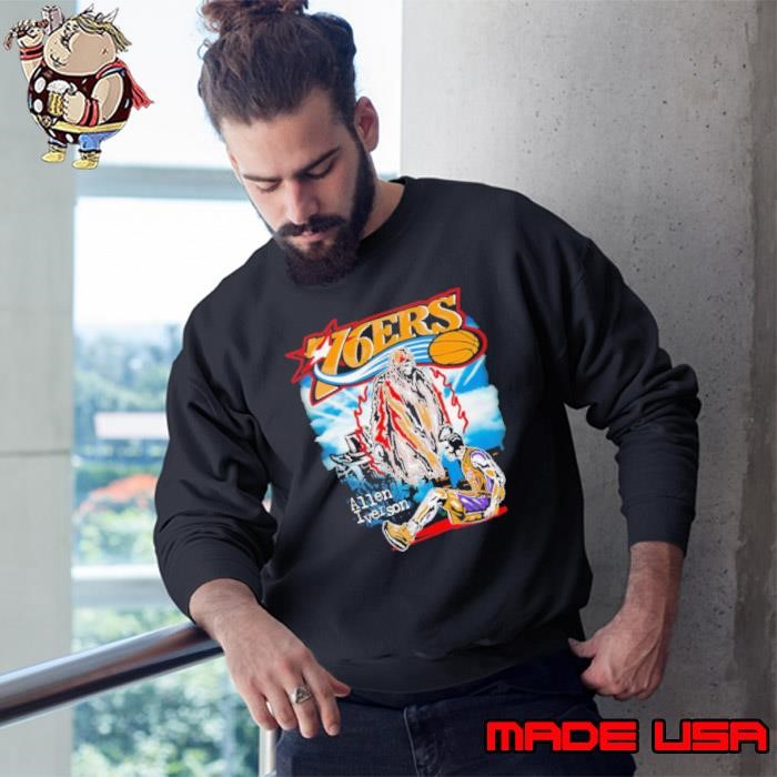 Allen Iverson Skeleton 76ers Edition Sweatshirt