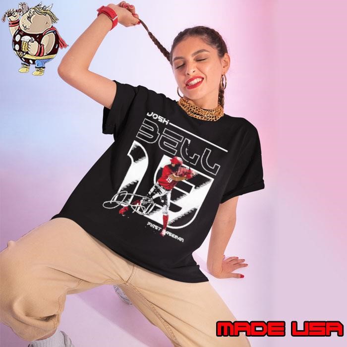 American professional baseball first baseman josh bell number Ladies tee