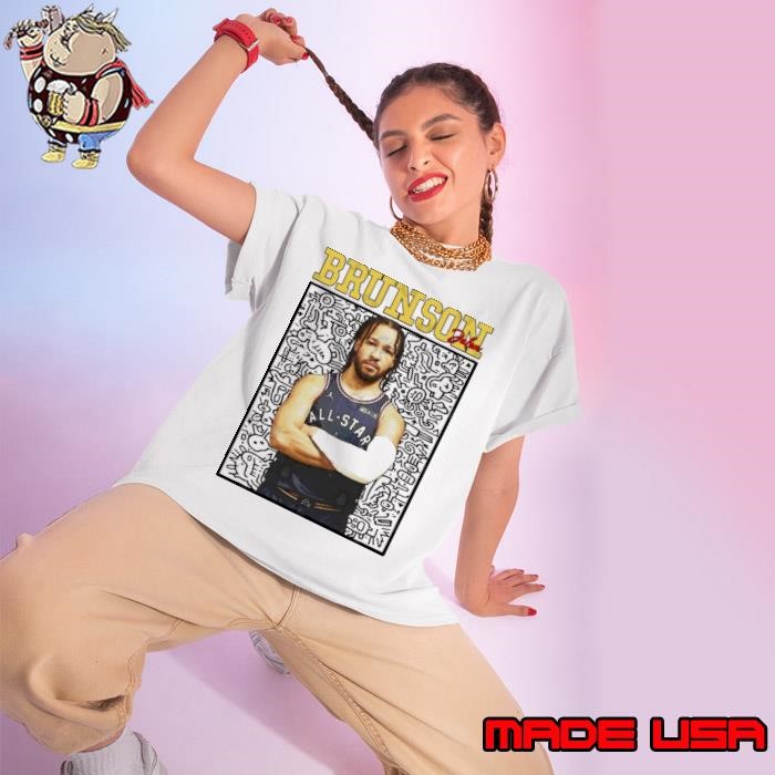 American professional basketball New York Knicks jalen brunson Ladies tee