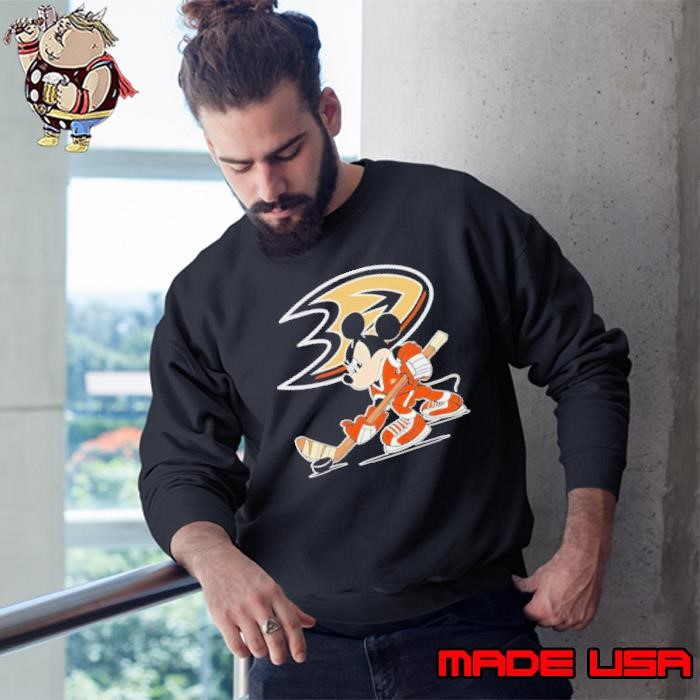 Anaheim Ducks NHL Mickey Mouse Player Sweatshirt