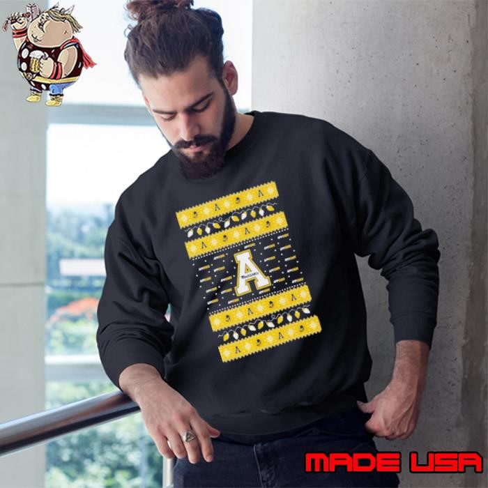 Appalachian State Mountaineers Holiday Lights Sweatshirt