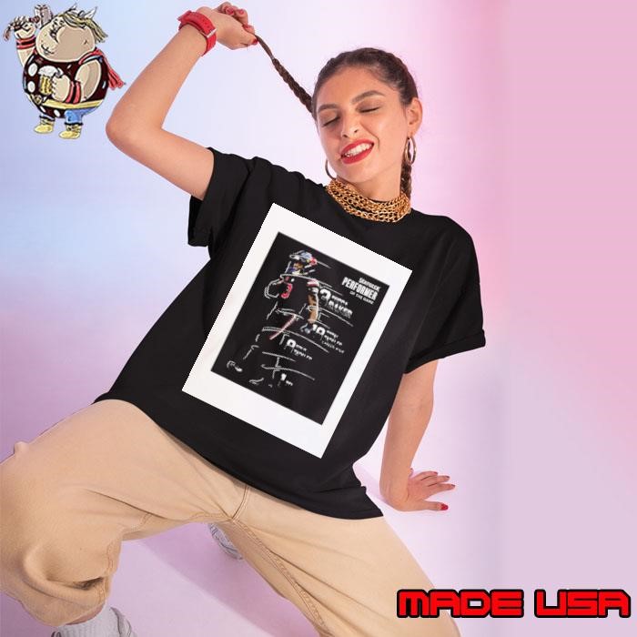 Arizona Cardinals 3 Budda Baker SeatGeek Performer Of The Game 18 Total Tackles Career High Poster Ladies tee