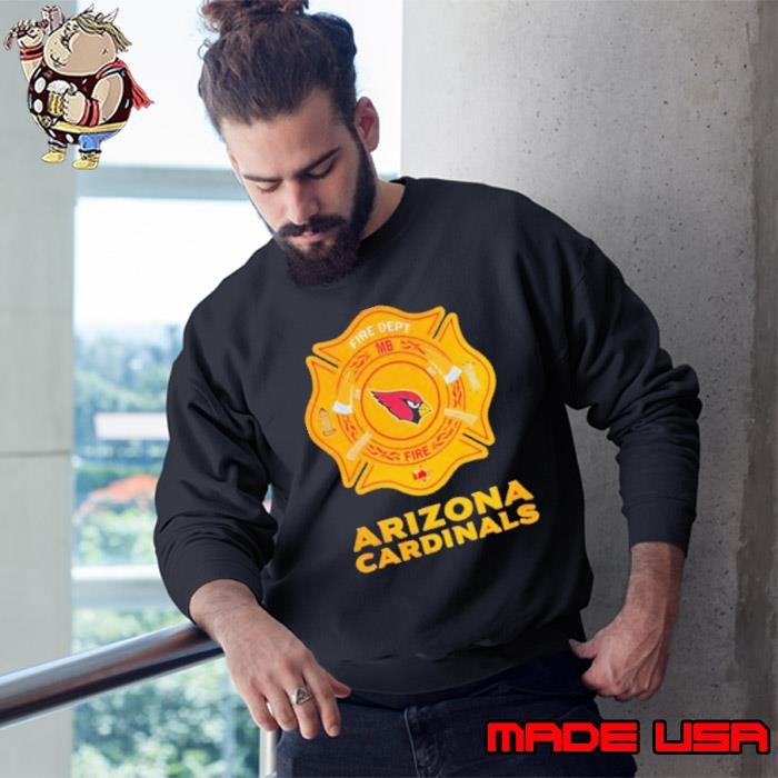 Arizona Cardinals Firefighter Appreciation logo Sweatshirt