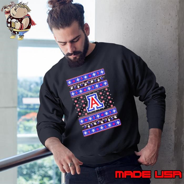 Arizona Wildcats Ugly Christmas light Sweatshirt