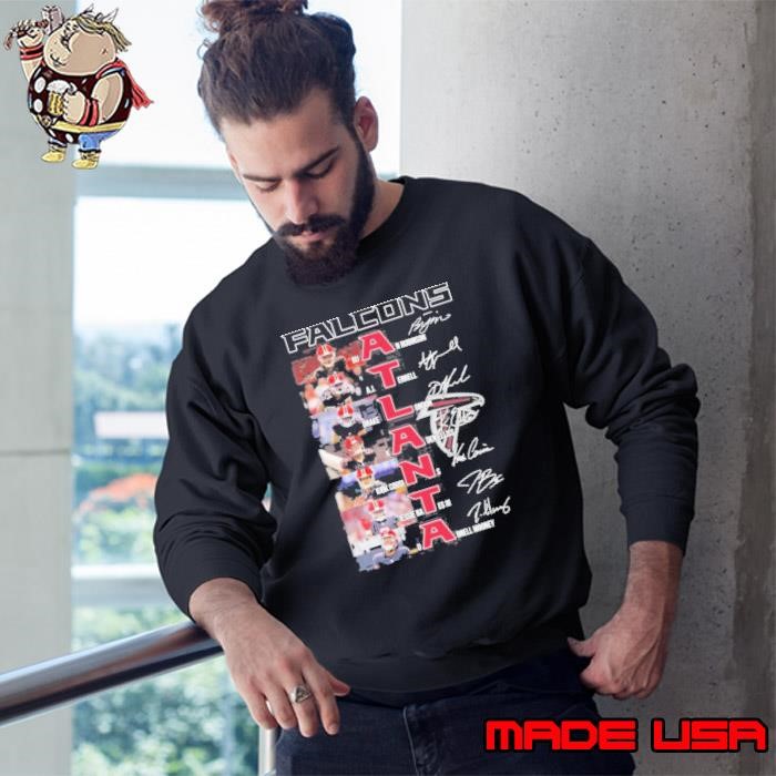 Atlanta Falcons Players Signatures 2024 Sweatshirt