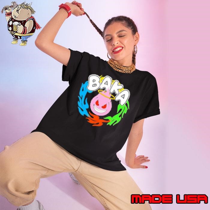 Baka flame cartoon Ladies tee