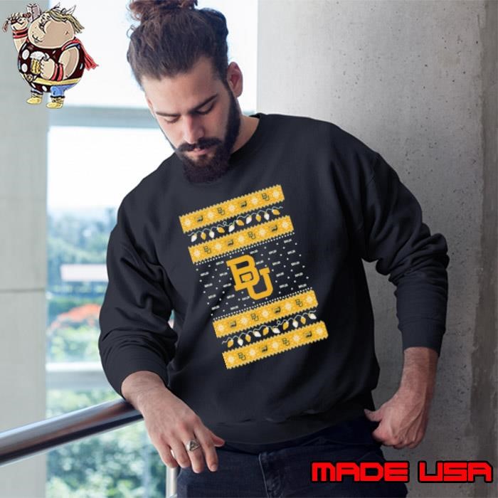 Baylor Bears Holiday Lights Sweatshirt