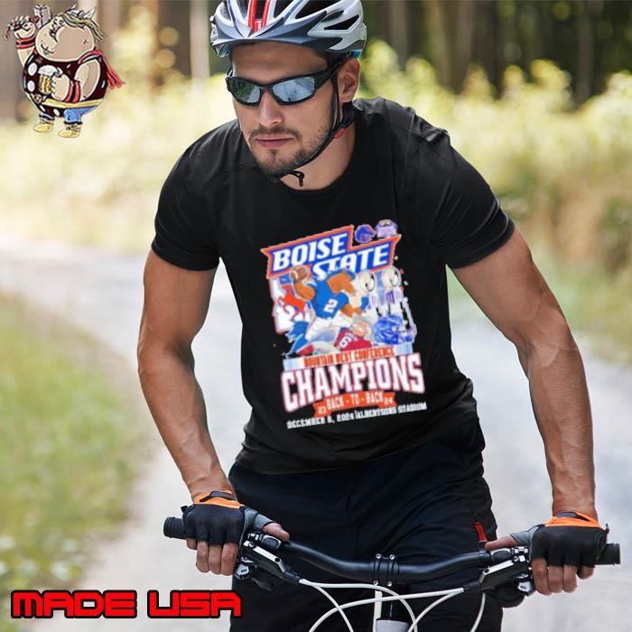 Boise State Broncos Mountain West Conference 2024 The Champions Back 2 Back Unisex