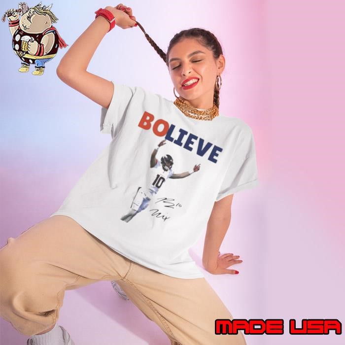 Bolieve Bo Nix signature Ladies tee