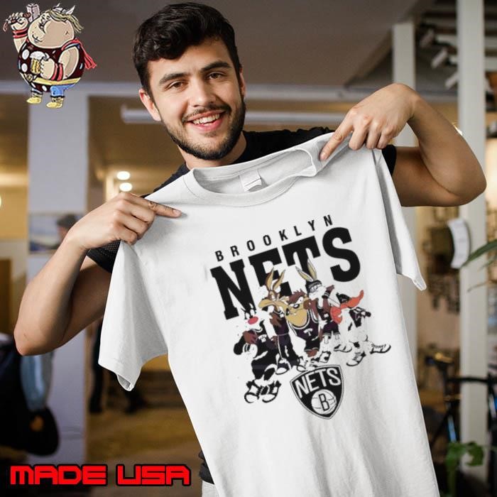 Brooklyn Nets Looney Tunes characters NBA basketball Unisex