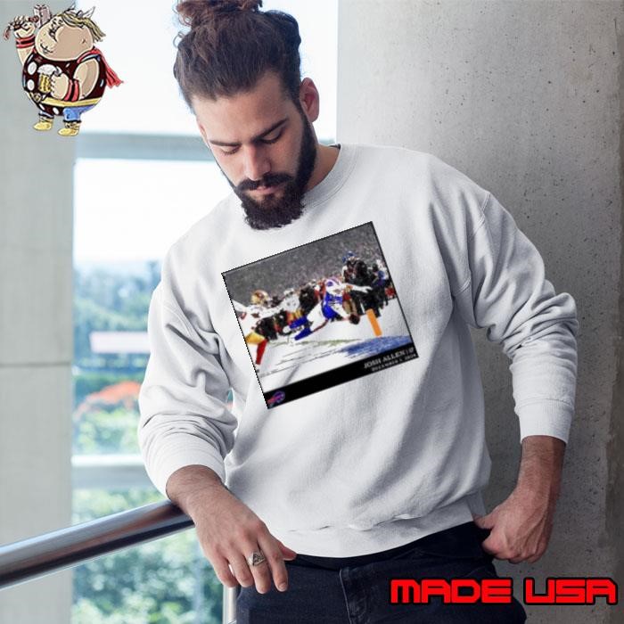 Buffalo Bills Josh Allen Black NFL Flash Features Sweatshirt
