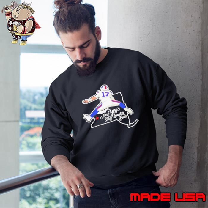 Buffalo Bills Josh Allen New York’s only quaterback hurdle Sweatshirt