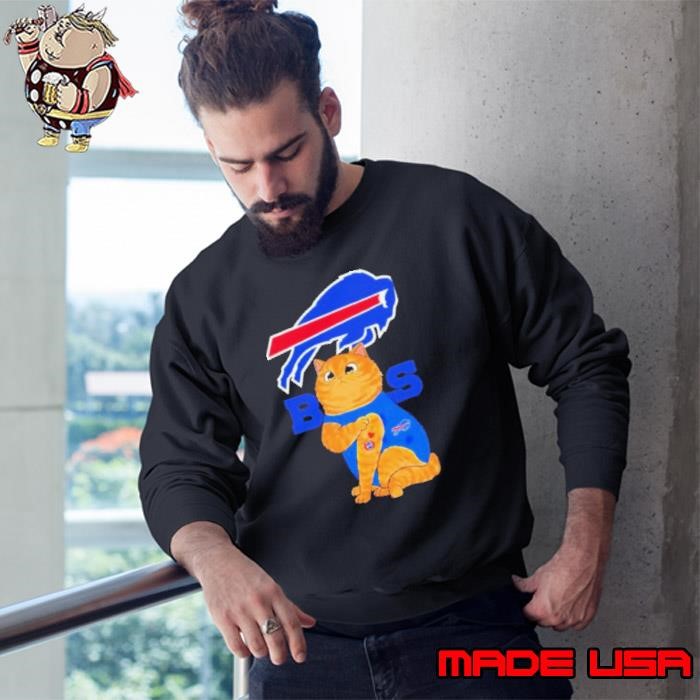 Buffalo Bills My Cat Loves Tattoo Sweatshirt